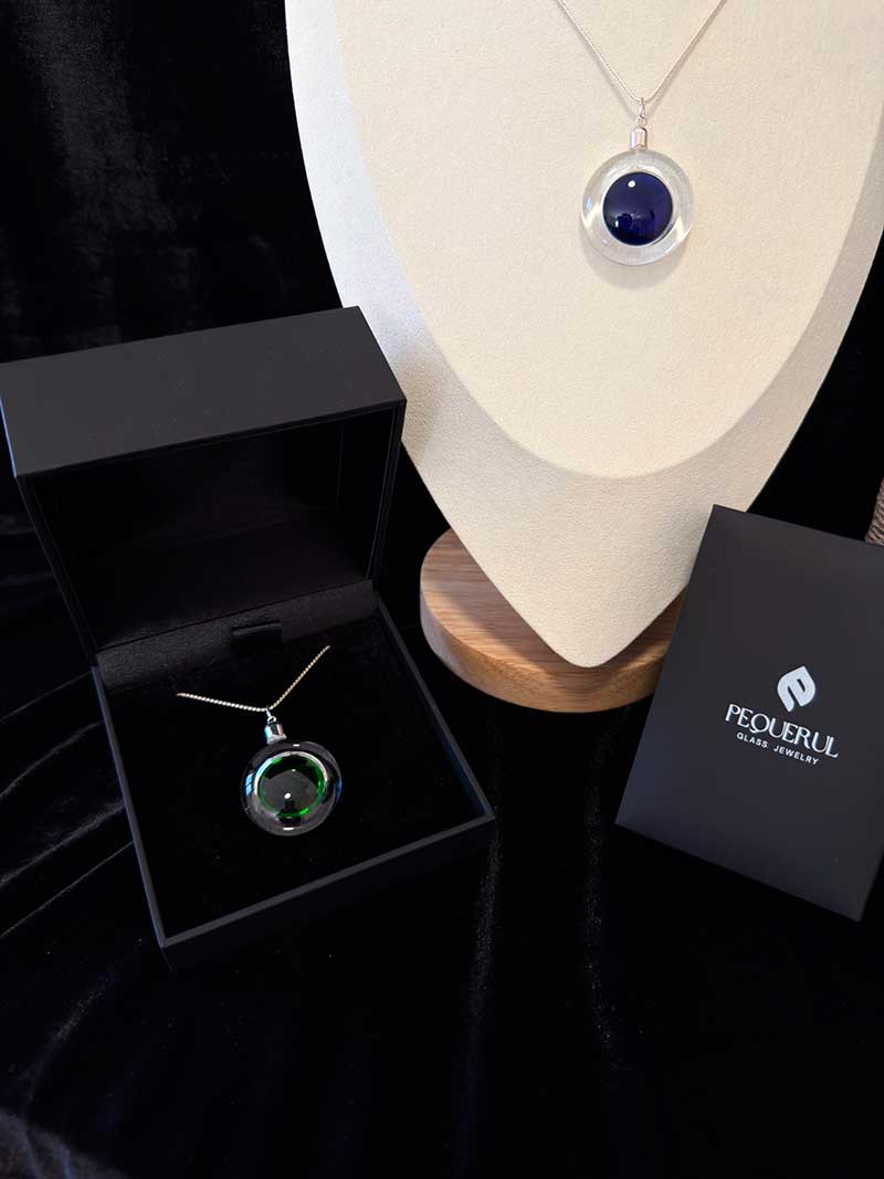 colgante cristal esfera colección