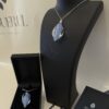colgante cristal aguas azul jade