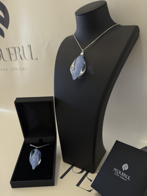 colgante cristal aguas azul jade