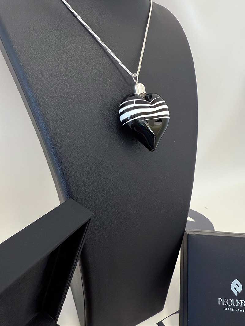 colgante cristal sonata negro