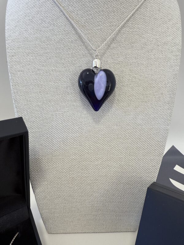 colgante cristal corazón nocturno