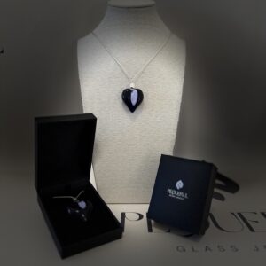 colgante cristal corazón nocturno