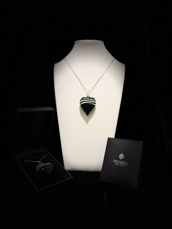 colgante cristal corazón sueños verdes