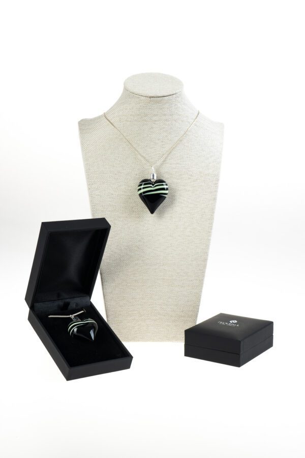 colgante cristal corazón sueños verdes