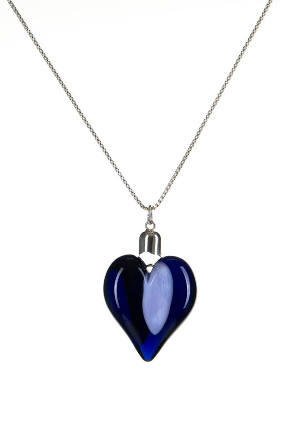 colgante cristal corazón nocturno