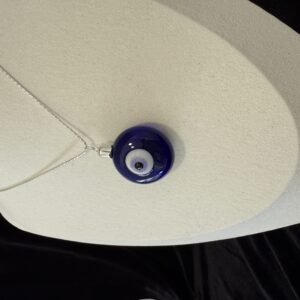 colgante vidrio ojo turco esfera