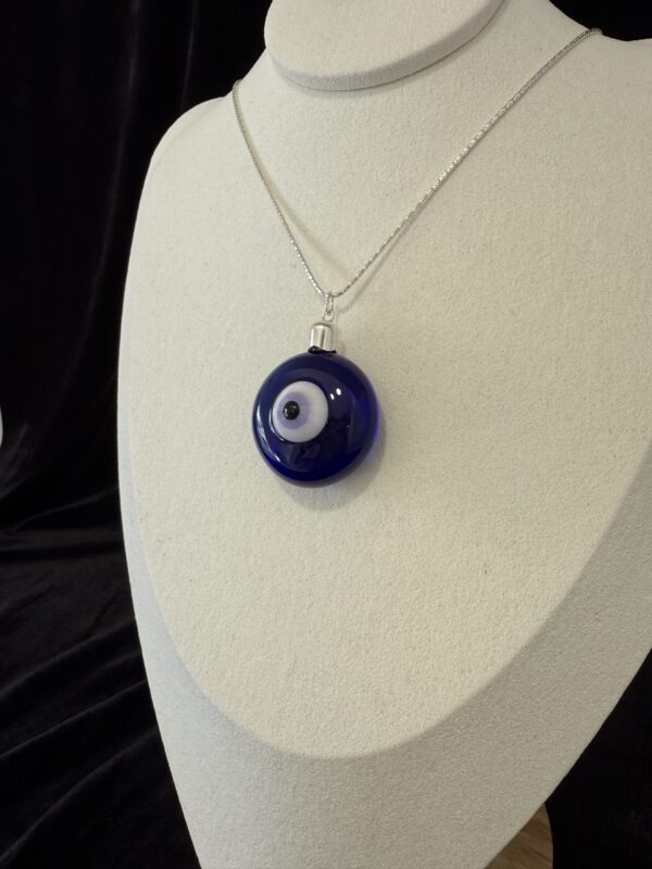 colgante vidrio ojo turco esfera