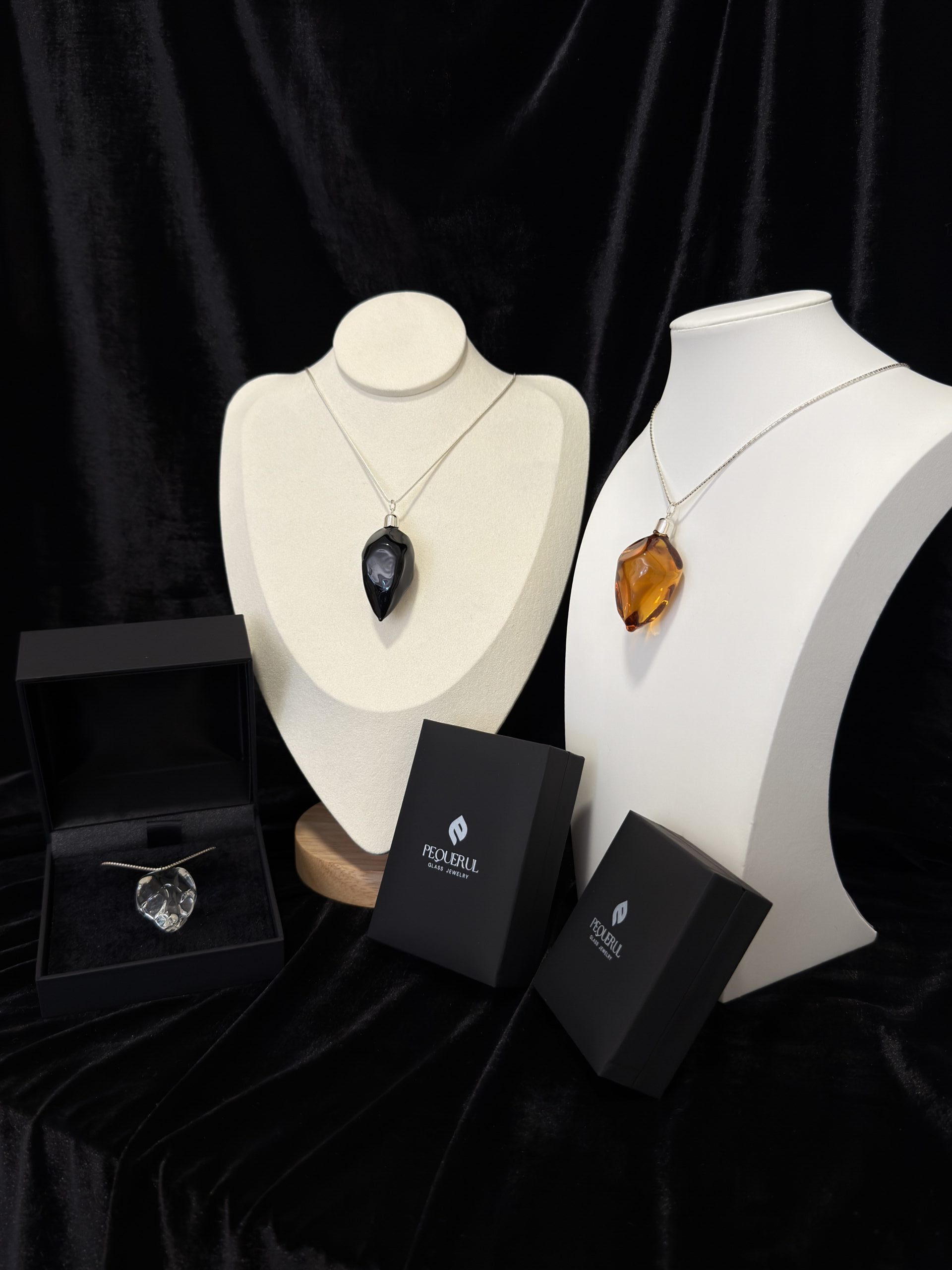 colgante vidrio colección volcano