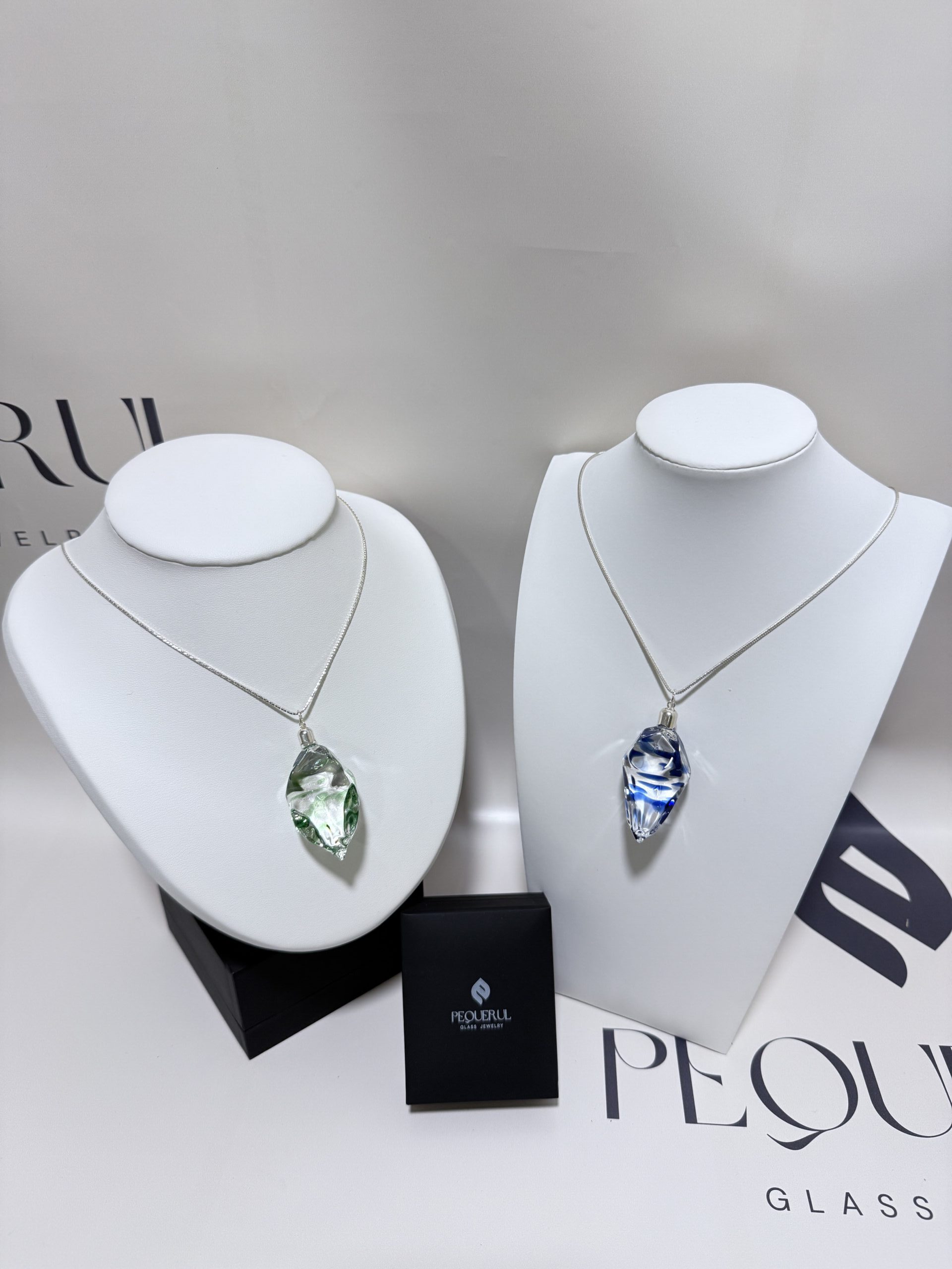 colgante vidrio volcano fulgor mario llama verde