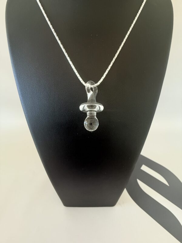 colgante cristal chupete