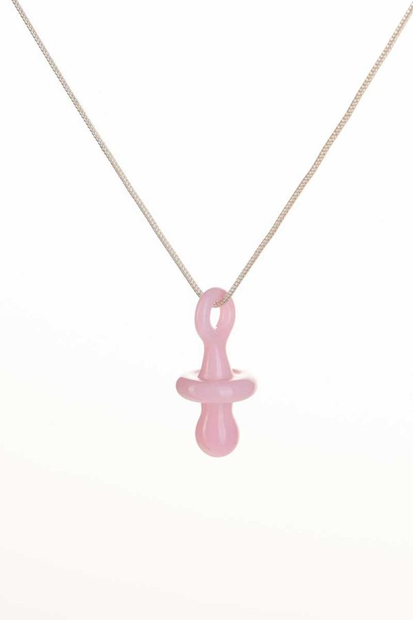 colgante chupete cristal